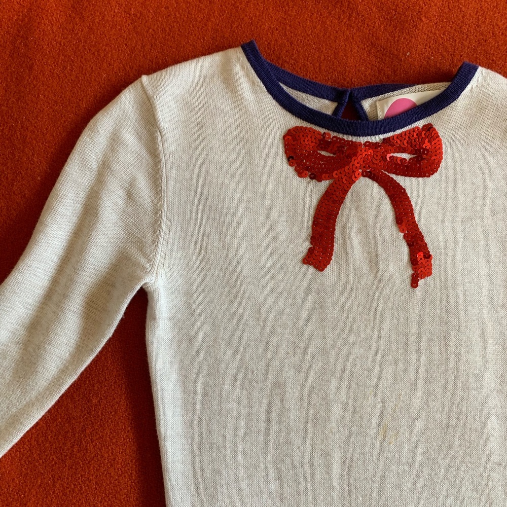 Mini Biden Sequin Bow Dress